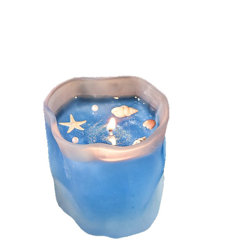 星空扭扭杯果冻香薰蜡烛梦幻蓝海洋家用室内持久香氛摆件伴手礼|undefined