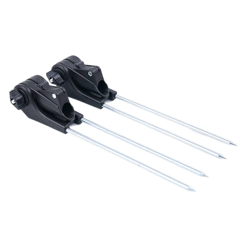 Factory wholesale bold dual-purpose battery bracket fishing gear accessories ground plug fishing rod bracket stainless steel battery bracket