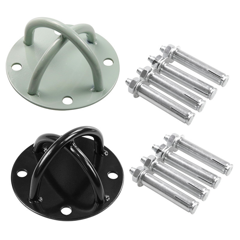 战绳攀爬绳固定器 攀爬绳固定盘瑜伽吊床沙包固定底座