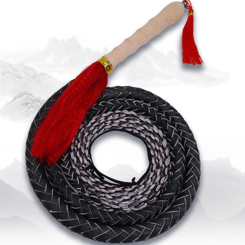 Cowhide whip fitness whip fitness whip unicorn whip riding whip soft whip long whip martial arts Shepherd whip