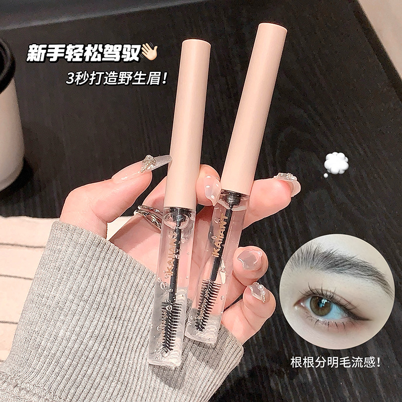 Kelandai niebla suave, cejas desnudas, raíces de pegamento, cejas salvajes distintas, impermeable de cejas tridimensional transparente europeo y americano, maquillaje transfronterizo image 4