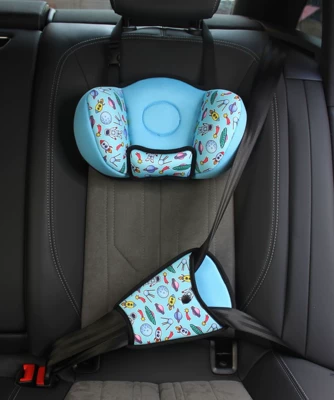Cross-Border Anti-Stranglehold Car Seat: Headrest - cosmic-blue-suit-one-size-fits-all
