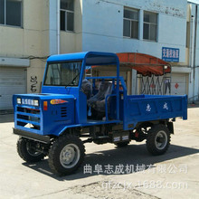 新款四驱四轮农用车 3T工程矿用自卸车 工地四不像车