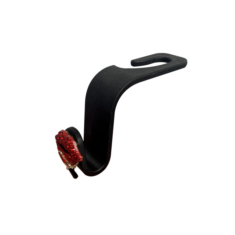 Gancho de coche de moda para coche adhesivo multifuncional mini lápiz labial labios gancho pequeño asiento de coche gancho trasero