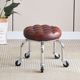 Heightened style 32cm metal bracket-iron wheel-foamed brown and red