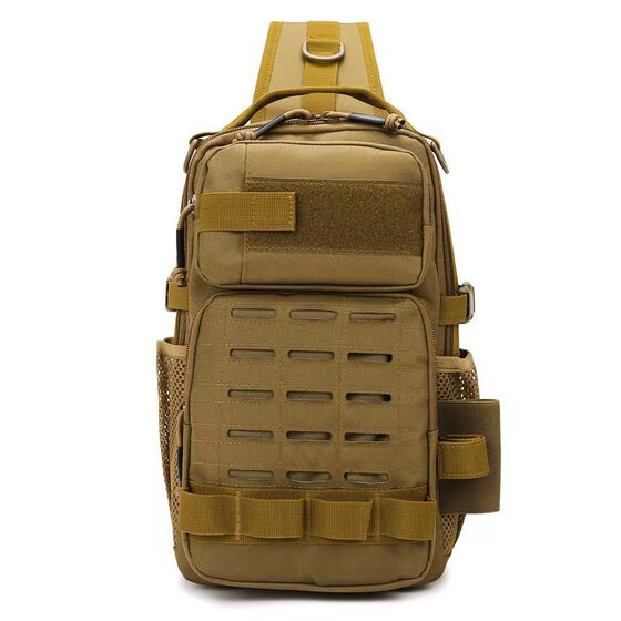Cross-border New Outdoor Tactical Camouflage Chest Bag Riding Sports Crossbody Shoulder Bag Men's and Women's Leisure Mountaineering Luya Bag