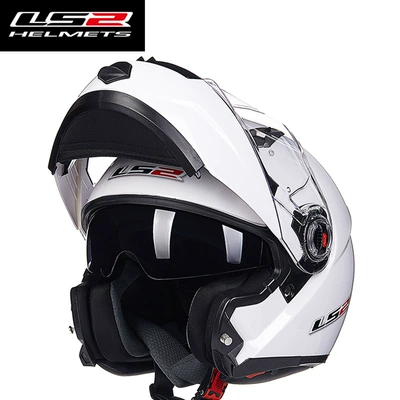 Motorcycle Safety Supplies – full helmet covered semi-locomotive four-season - glitter-white-l