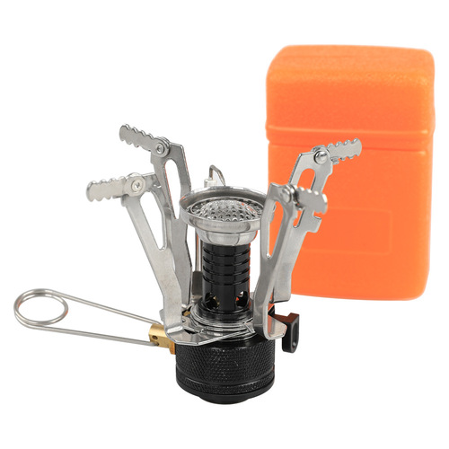 Outdoor camping stove head stove set mini stove head integrated with electronic ignition stove head camping stove head wholesale