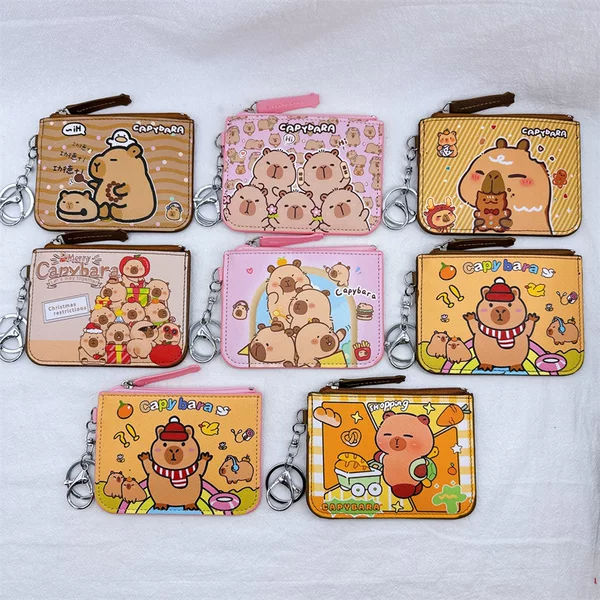 Kapit Card Holder Coin Purse Card Case Work Id Card Holder Badge Holder with Key Ring Card Case Money Pouch