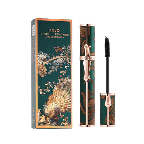 Makeup HOJO Peacock Feather Fan Curl Mascara Thick, Slender, Curly Mascara with clear roots, long-lasting, waterproof and non-smudged