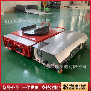 Handling tank vehicle electric universal wheel rotating straight transport vehicle heavy cargo transport steel wheel rubber wheel small tank