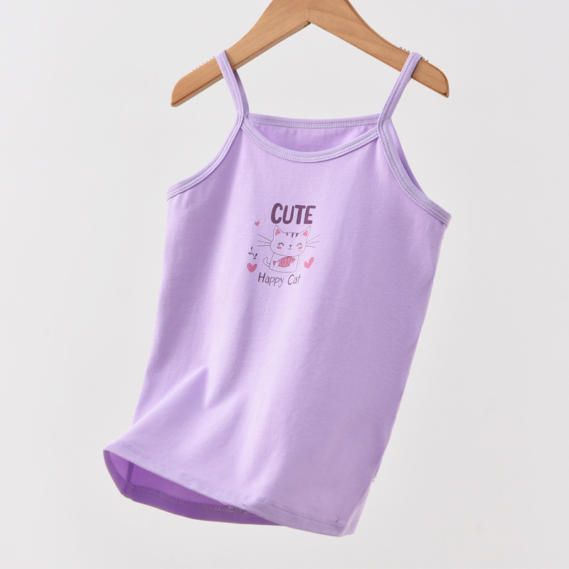Sin hueso ropa para niños Nueva camisola de las niñas de dibujos animados bebé fresco impreso verano camisola elástico entrega de una sola pieza