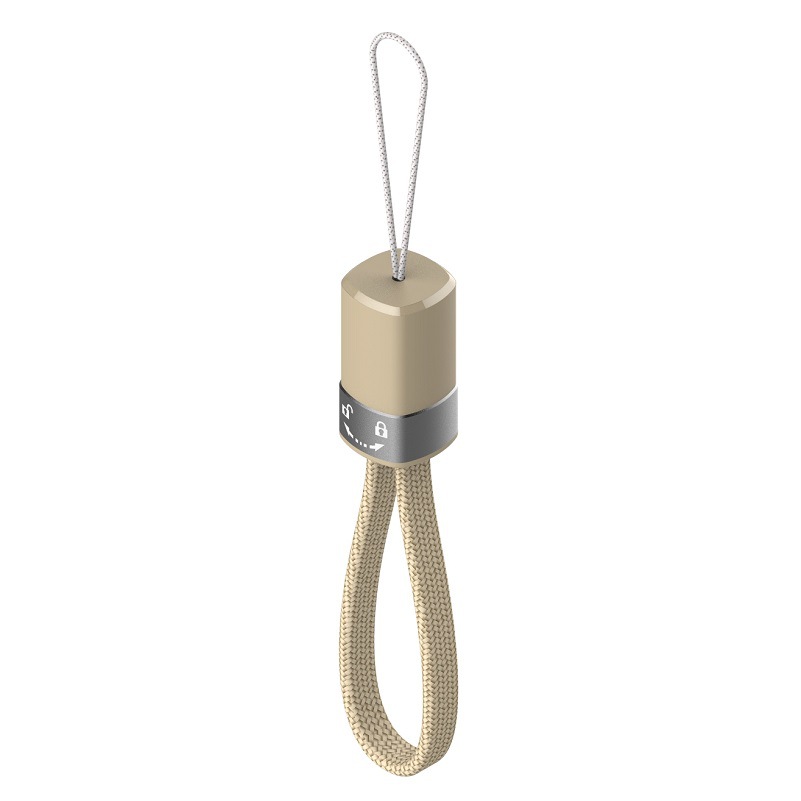C-C Magnetic Braided Flat Cable 240W Milk Brown