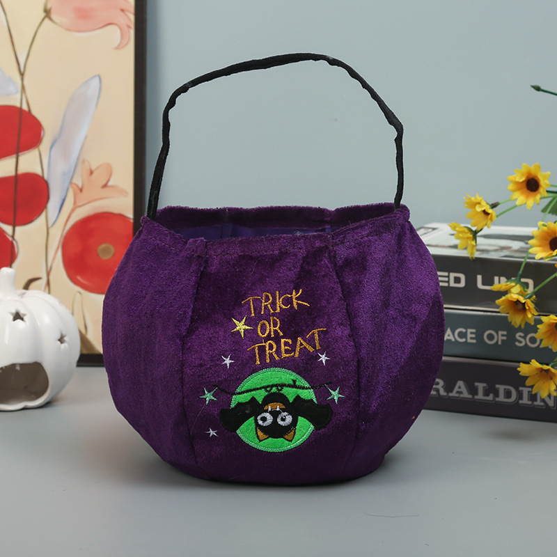 Bolsas de dulces de Halloween, atmósfera de vacaciones, regalos de vestuario, bolsas de mano para niños de la escuela primaria, bolsas de azúcar