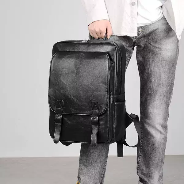 Cross-Border Men's Backpack New Korean Style Fashion Backpack College Student Bag Computer Bag Large Capacity Backpack