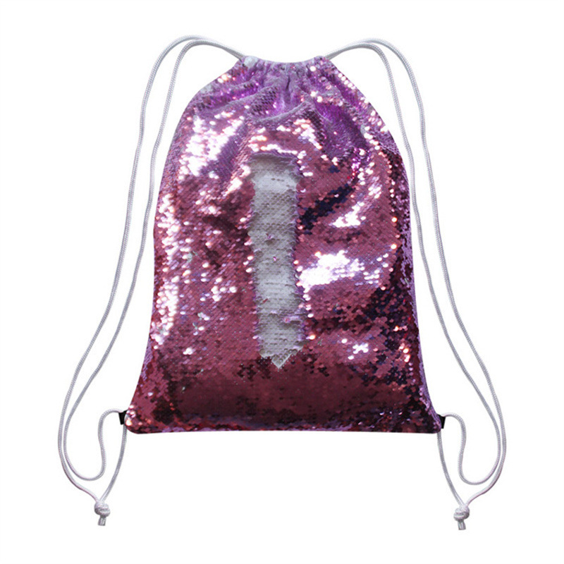 Transferencia Térmica de impresión bolsa cordón lentejuelas mágicas DIY creativo personalizado consumibles en blanco al por mayor image 7