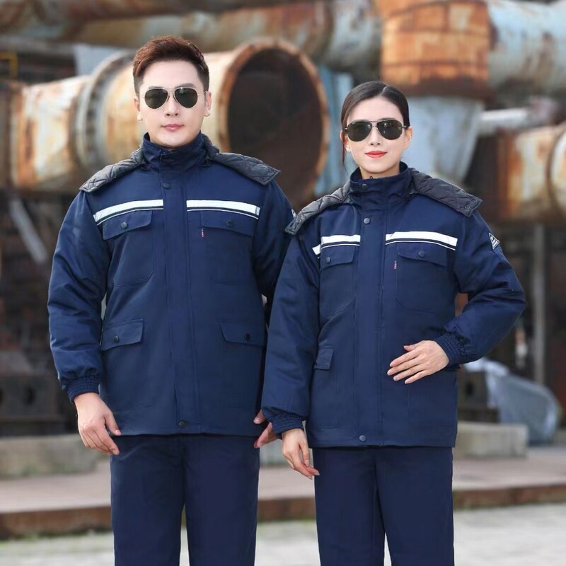 冬季棉服工作服棉衣劳保服可拆棉袄冷库防寒冬装工装防静电|undefined