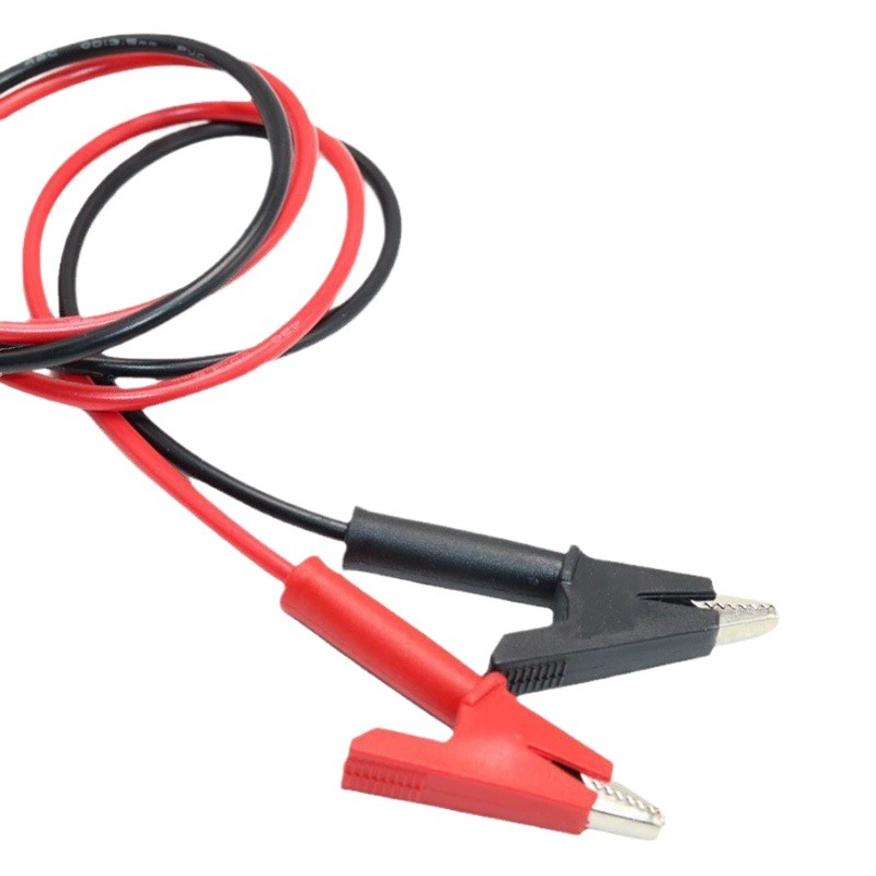 Аксессуары для цифровых приборов Тестовый Кабель двуглавый треугольный зажим из крокодила тестовая линия мультиметр оптовая продажа