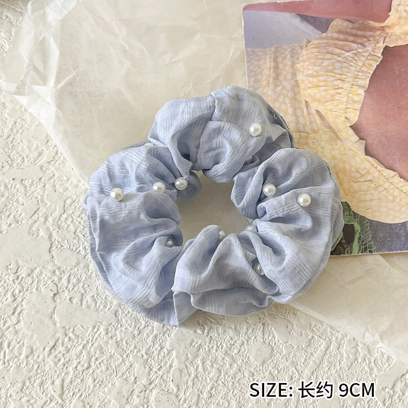 可爱红色小樱桃蕾丝大肠发圈女高级感百搭头饰扎头发大号春夏发绳|undefined