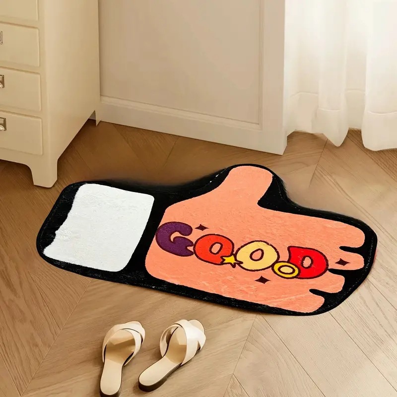 Kreativ Perséinlechkeet Heem Schlofkummer Wunnzëmmer Sofa Xuan Dier Kaschmir Verdickt Dreckbeständeg Rutschfest Spezialformt Matte fir Grousshandel_voghion.com