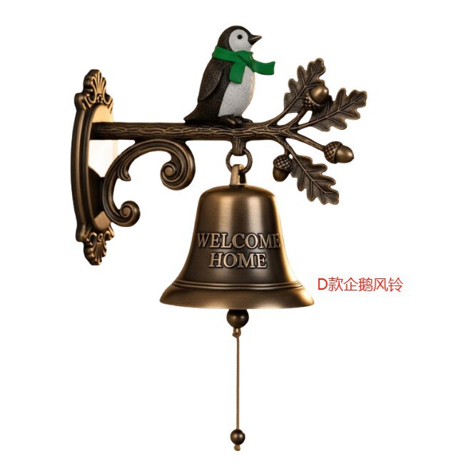 跨境新款Christmas Welcome Doorbell圣诞欢迎悬挂门铃|undefined