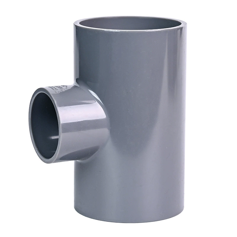 PVC reducing tee UPVC plastic water pipe fittings PVC reducing tee Reducing tee
