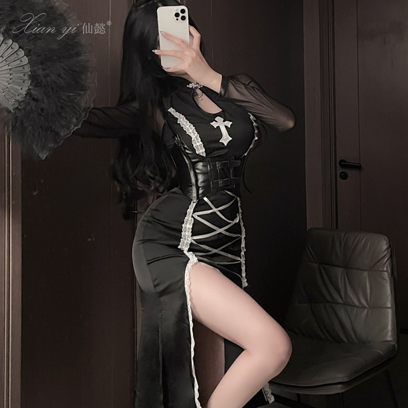 Fairy Yi Sex Lingerie Sexy Repair Women's Halloween Theme Party Pure Desire Uniform Temptation qqny Free 652