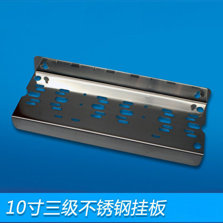 Botella de filtro de tres niveles de 10 pulgadas pieza colgante Filtro de tubo soporte de acero inoxidable purificador de agua de tres barriles placa colgante en stock al por mayor