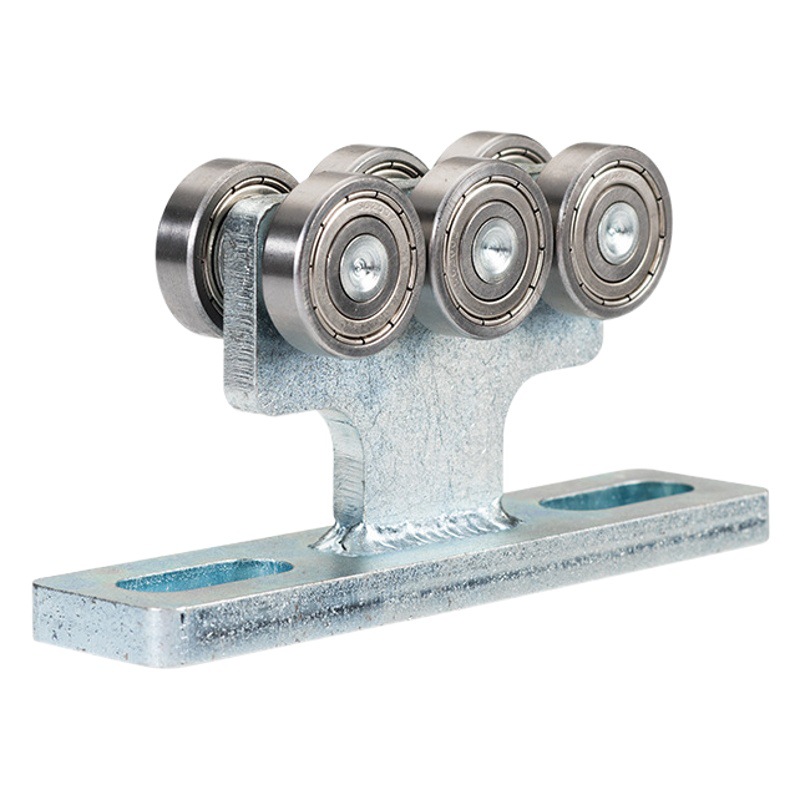 Ensamblaje de Polea Tipo T 6轮 Acero Inoxidable Alta Capacidad de Carga para Pista