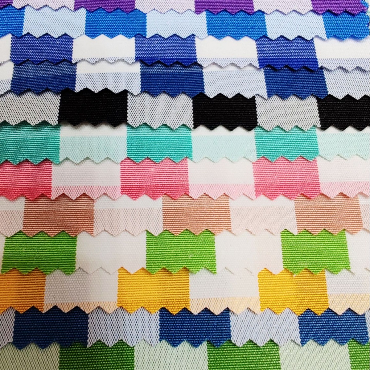 朝阳格子工作服餐桌校园服衬衫箱包玩具工艺品布料面料