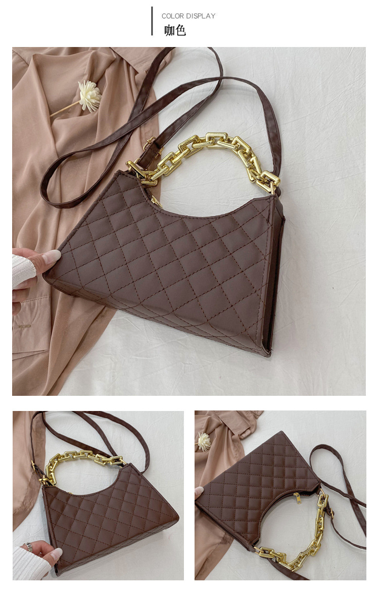 Fashion Solid Color Chain Shoulder Messenger Bag display picture 6