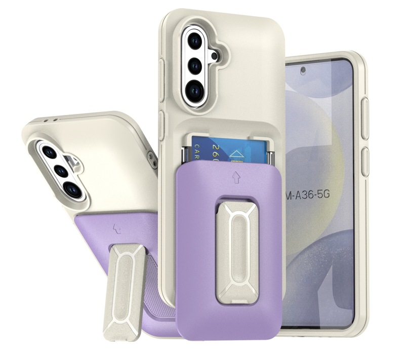 跨境 适用 三星S25ultra支架插卡手机壳A36/S24FE/a55/s24 保护套|undefined