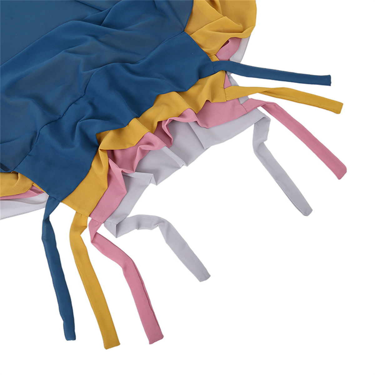 Einfarbiges Chiffonband für ein praktisches Kopftuch für Damen_voghion.com