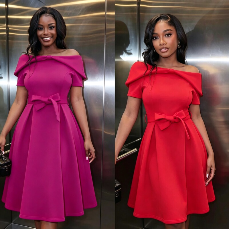 Cross-Border Women's Clothing: Ruffled, Slim-Fit, Elegant, Exquisite Craftsmanship, Layered Dress, Special Offer