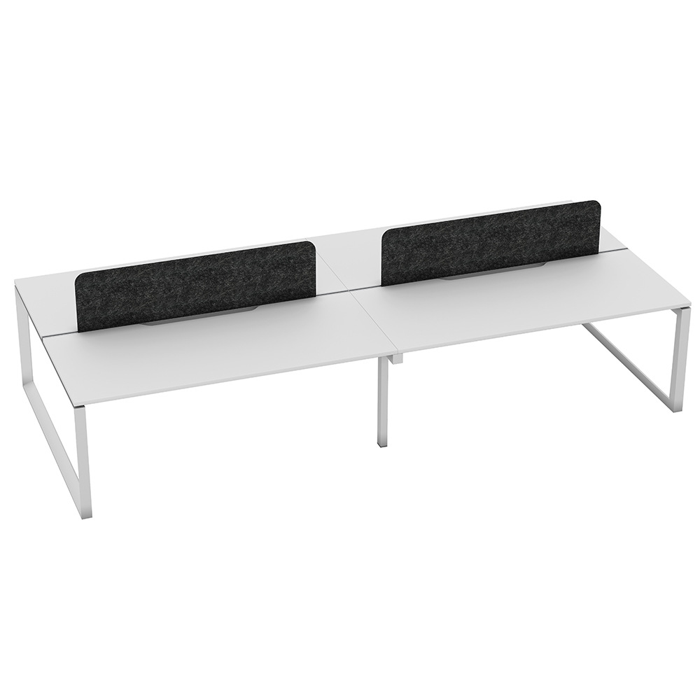 Mesa de personal 4 personas 6 personas mesa de computadora simple tarjeta de tarjeta de oficina pantalla de personal de trabajo