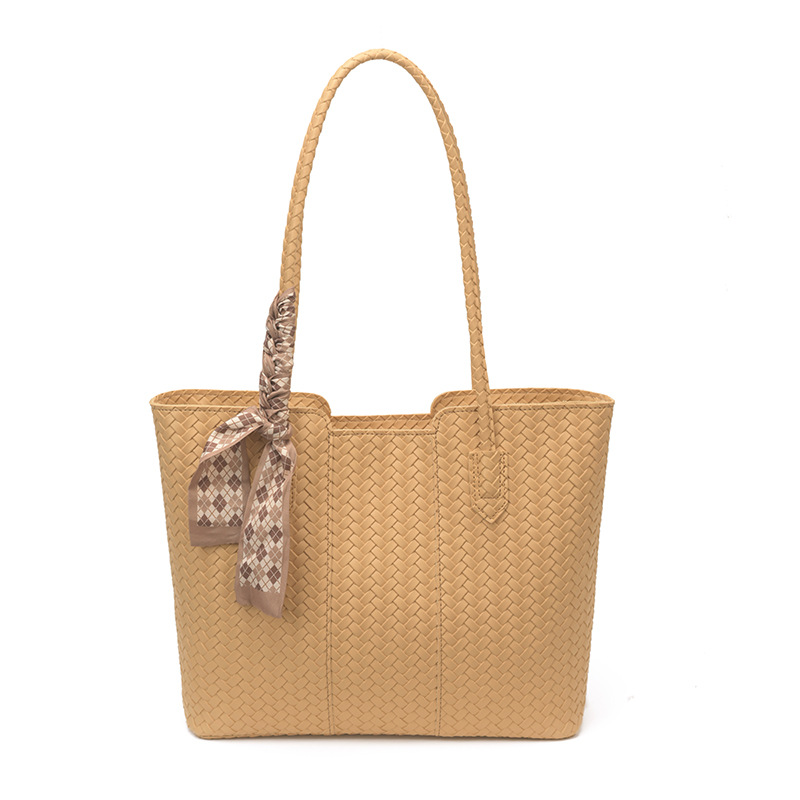 Bolsa de viaje de alta calidad para mujeres 2026 nueva moda transfronteriza de moda tejida exquisita de gran capacidad bolso de hombro