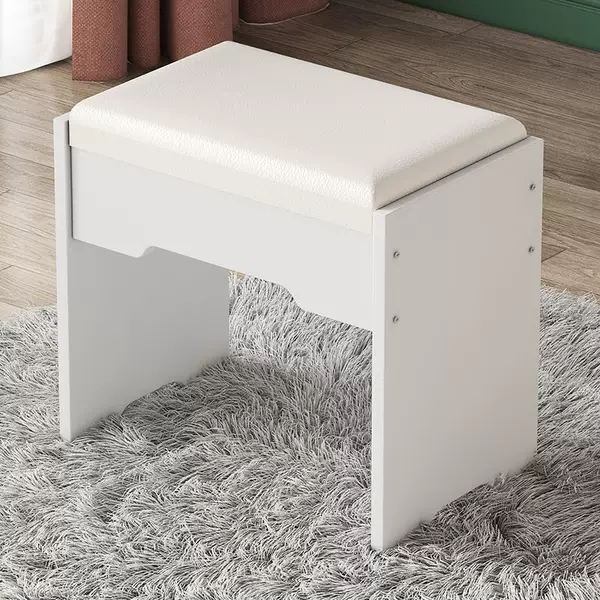 Simple Modern Makeup Stool Bedroom Light Fashion Creative Dressing Stool Home Rental House Mini Mobile Small Stool