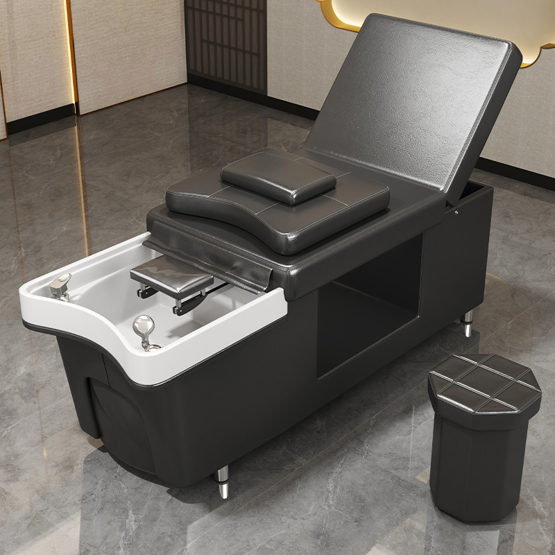 2023 nueva cama de terapia de cabeza sin masaje de agua terapia de cabeza belleza integrada almacenamiento de agua multifuncional champú tailandés