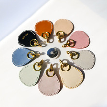 时尚门禁皮套迷你感应器定位器精致皮套便携式钥匙扣皮革钥匙扣