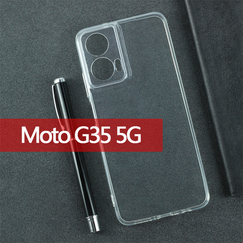 For Motorola Motorola Moto G35 5G mobile phone case protective cover full transparent TPU material