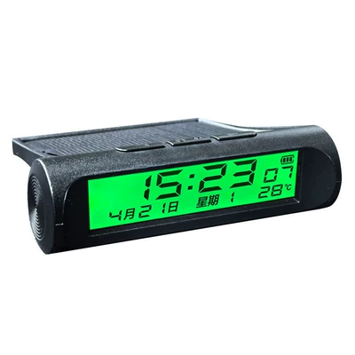 Car thermometer: car digital luminous clock