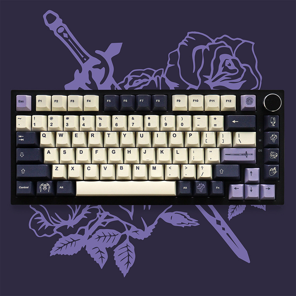 Gmk Dragon Witch Dragon Witch Keycap Sublimation Pbt Original Factory Highly Adaptable Mechanical Keyboard