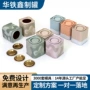 工艺带肩接骨雕刻方罐