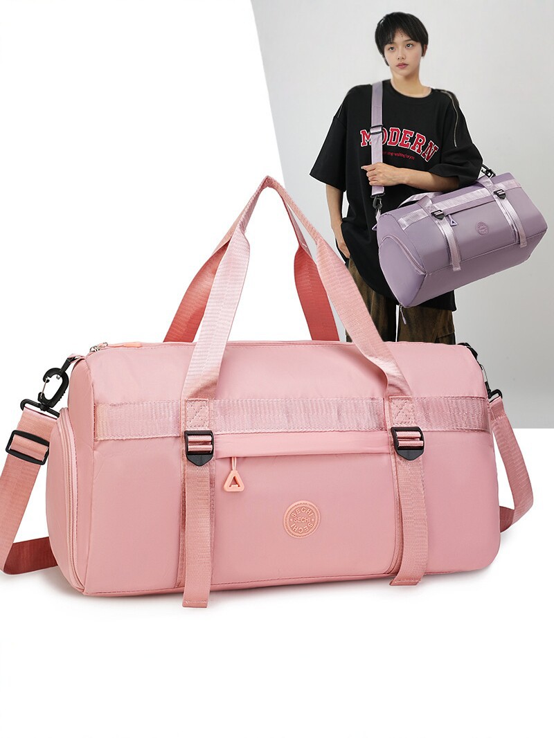 Large Capacity Travel Bag Women's Handheld Fitness Bag Men's Wet and Dry Separation Sports Luggage Portable Short Trip Business Travel Bag