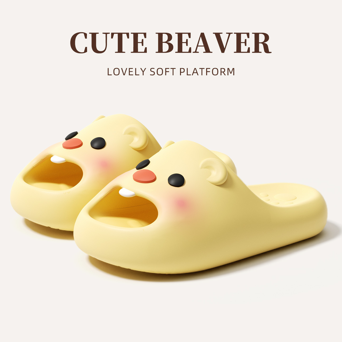 Cute Women's Slippers For Bathroom Non-slip Indoor Bathing Style_voghion.com