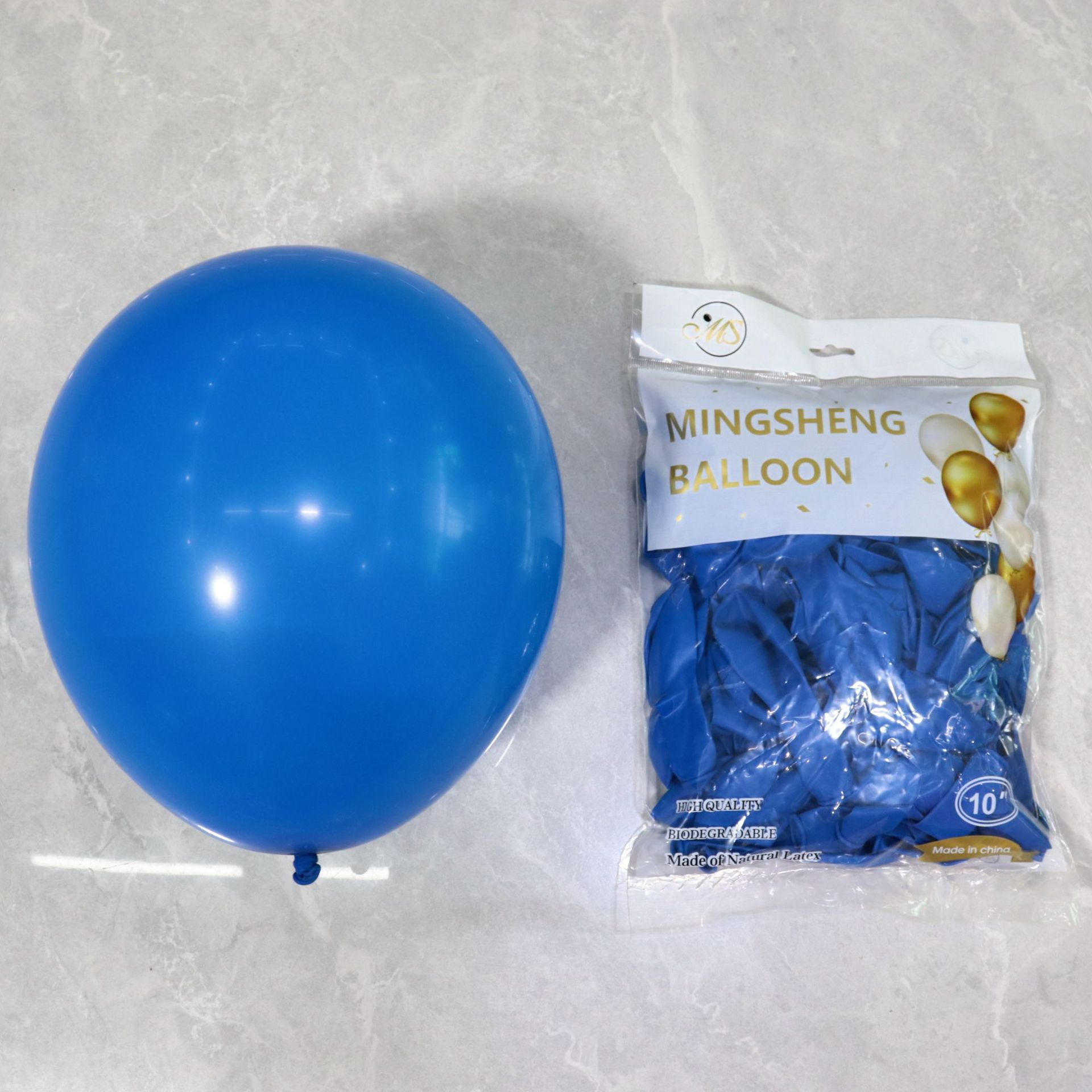 Venta al por mayor de 10 pulgadas 2,2G globo de látex engrosado visita a los Estados Unidos mate redondo cumpleaños fiesta suministros decoración Matt globo