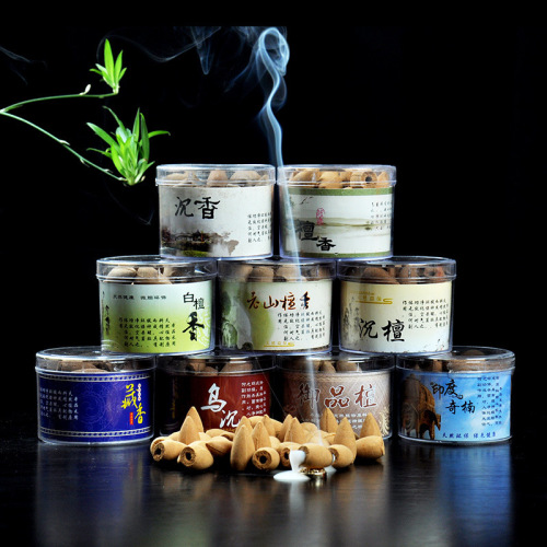 New Arrival Bullet-Shape Backflow Incense, Decorative Cigarette-Style Sandalwood & Osmanthus Fragrance—25 Scents Available for International Trade; Aromatherapy Products Accepting Drop Shipping