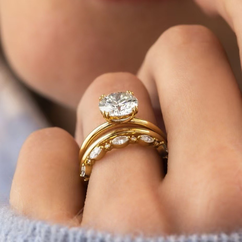 13g Weight Rings Classification 11, 5, 6 Ring Size 1 Set Quantity Casual, Street Occasion Alloy Material Geometric Pattern All Seasons Season Women's Gender Plating Design Classic Style Style 1 Set Classic Style Geometric Alloy Plating Women's Rings 27