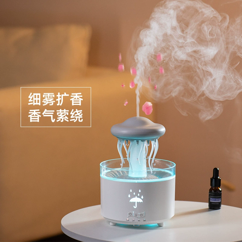 Ultrasonic aroma diffuser, table mute capacious humidifier for office