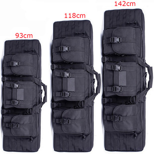 New multifunctional 37 inch 42 inch gun bag accessories fishing gear bag double layer real AK battle gun Jin Ming M416 gun bag